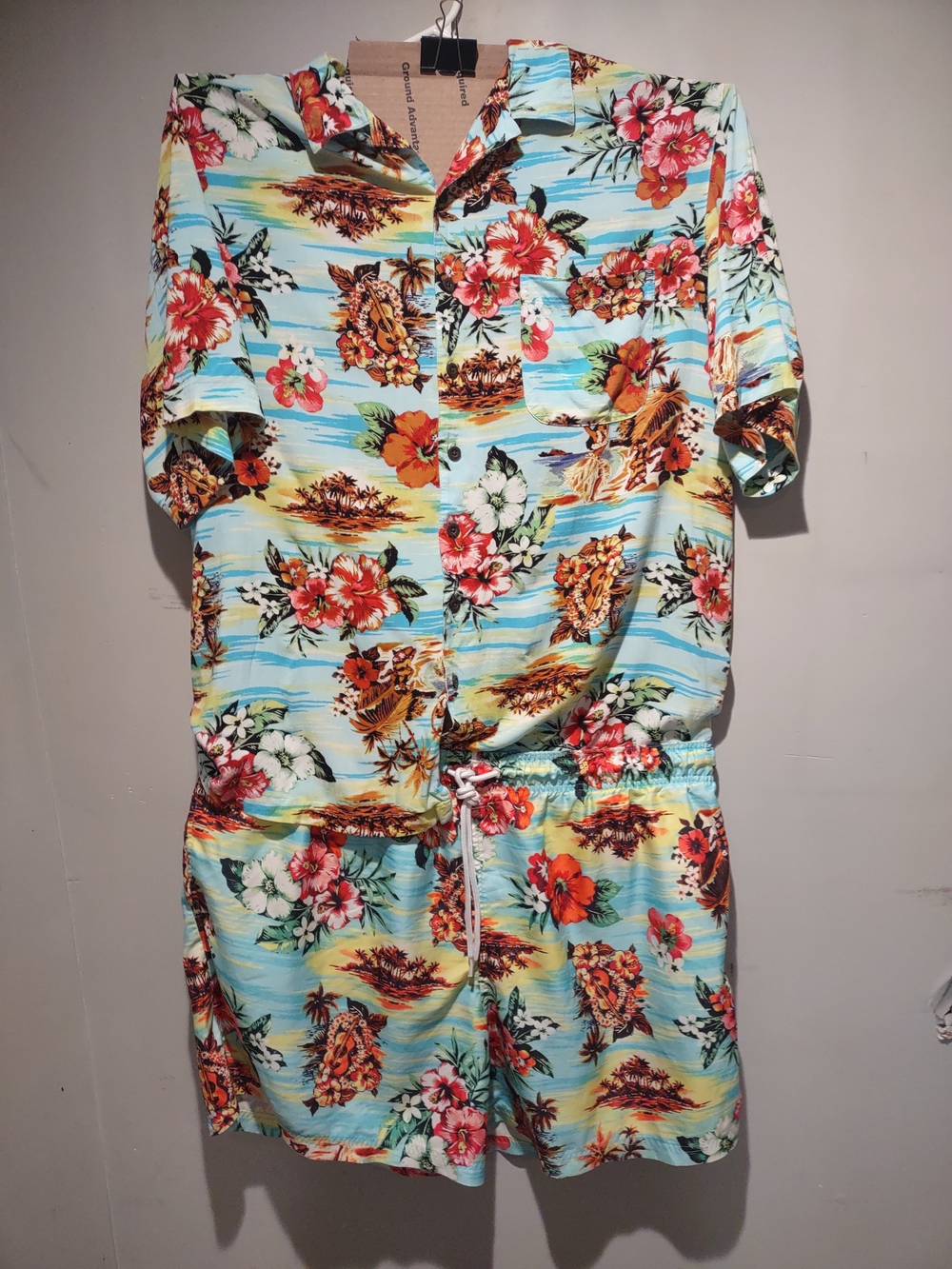 George 2XL Men's Swim Suit Set Tropical Island Theme